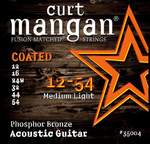 Curt Mangan 12-54 Phosphor Coated Med-Light akustik gitar teli
