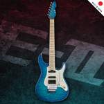 ESP E-II ST-1 Quilted Maple Aquamarine Elektro Gitar